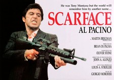 Scarface Rolled Filmscore poster 24x34 Tony Montana Al Pacino DePalma New Sealed picture