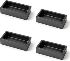 4-Pack 2.2Lbs Graphite Ingot Molds(4 X 2 X 1 Inch), High-Purity Casting Molds fo picture
