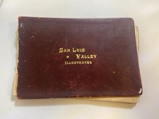 Rare San Luis Valley Illustrated Leather Bound by A. R. Pelton Antique 1891 Copy picture