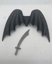 Dragonriders of the Styx Red Demon Bat Wings & Sword Repro Accessory Set Vintage picture