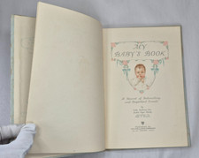 MY BABY'S BOOK Copyright 1915 16th Edition w/ Original Box picture