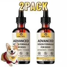 (2Pack) Aura Pets Advanced Vision Formula for Dogs Gentle Fast Absorbing 30ml US picture