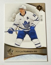 2022-23 Upper Deck Ultimate Collection #’d /35 Mitch Marner #41 Maple Leafs Card picture