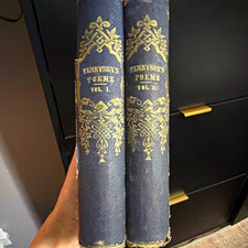 Tennyson's Poems Vol I & II 2-Volume Hardcover Set by Alfred Lord Tennyson picture