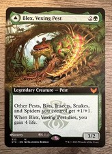 Blex, Vexing Pest - Extended Art - NM - Strixhaven: School of Mages MTG picture