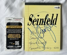 Jerry Seinfeld Signed The Pilot Script Copy Autographed JSA COA picture