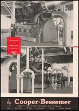 1955 Cooper Bessemer Mount Vernon Ohio Grove City Pennsylvania Vintage Print Ad picture