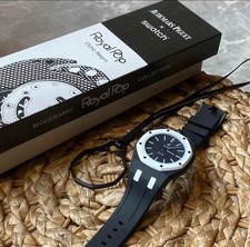 Swatch x Audemars Piguet Royal Pop Ocho Negro SSX03W101N Bioceramic Pocket Watch picture