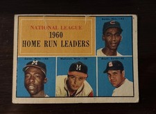1961 Topps - Nl Home Run Leaders #43 picture