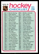 1975-76 Topps #171 Checklist: 111-220 picture