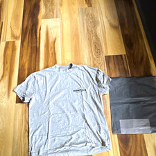 ESSENTIALS Fear of God Logo T-Shirt Gray Men's S Crew Neck Short Sleeve picture