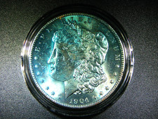 UNC. DETAIL 1904-O MORGAN DOLLAR BEAUTIFULLY TONED NICE COLLECTOR COIN-2272 picture