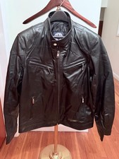 SIR RAYMOND TAILOR GOLF CLUB BLACK MENS BRAND NEW LEATHER JACKET $649 REDUCED  picture
