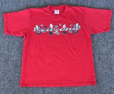 Arizona VTG T-Shirt Red Blue Cactus Spellout 1990s Travel Tourist  picture