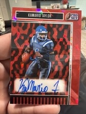 2025 Leaf Pro Set Metal - Autograph KaMario Taylor #BA-KMT Red Ice 3/3 picture
