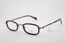 NEW KIO YAMATO KT-395U COL. 71 HAVANA GOLD TITANIUM AUTHENTIC EYEGLASSES 49-20 picture