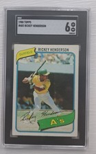 1980 Topps - Rickey Henderson #482 - SGC 6- HOF - Rookie Card picture