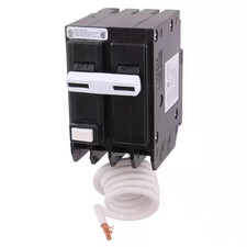 GE 30 Amp Double Pole Ground Fault Breaker with Self-Test THQL2130GFTP picture