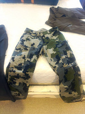 KUIU Attack Men’s Hunting Pants 34S Regular Camo Gray Green Black Pockets picture