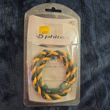 Phiten Tornado Aqua-Titanium Necklace green/gold 18