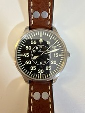 Laco Zurich 2.D 40mm Quartz Pilot Watch 861806.2.D Sapphire Box Papers picture