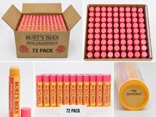Burt's Bees Pink Grapefruit Moisturizing Lip Balm – 72 PACK picture