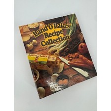 Vintage 1979 Land O'Lakes Recipe Collection Binder Retro Kitchen Recipes picture