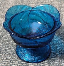 Vintage Viking Glass Epic Glimmer Leaf Fairy Lamp Base ONLY Bluenique Sticker picture