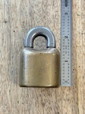 Antique Vintage Small Scandinavian Style J.H.W. Climax Padlock Lock No Key picture