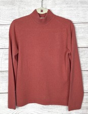 Preswick & Moore Cashmere Sweater High Neck Desire color Pullover M Excellent picture