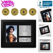 Framed Tim Curry Autographed Print - Signature Rocky Horror Picture Show Gift picture