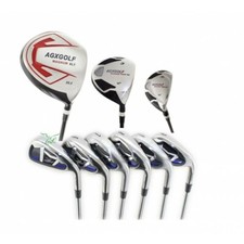 AGX MEN'S RIGHT HAND XS-TOUR COMPLETE GOLF SET wDRIVER+3W+3H+5-9 IRONS+PW,SW+PT picture