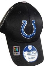 New Indianapolis Colts Mens Size S/M Fitmax Reebok Sideline Blackout Hat $26 picture
