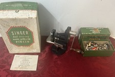 Vintage Singer Ball Bearing Hand Operated Pinker No. 121379 with Box Sewing picture