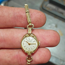 Wittnauer Swiss Made Manual Mechanical Vintage Gold Tone Bracelet Watch picture