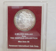 1881 S Redfield Collection Morgan Dollar Encapsulated  picture
