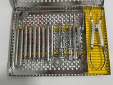 Hu-Friedy Dental Endodontic Instruments Set of 15 inc large Sterilization Casete picture