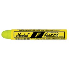 Markal 82831 Paint Crayon, Large Tip, Fluorescent Yellow Color Family, 12 Pk picture