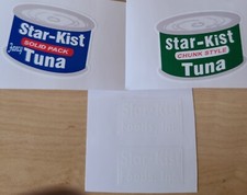 Tonka Star Kist Tuna and Door Labels Vehicle peel and stick vinyl  picture