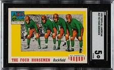 1955 Topps All American Four Horsemen Notre Dame #68 EX SGC 5 picture