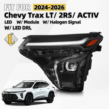 For 2024-2026 Chevy Trax LT 2RS Activ LED Headlight w/ DRL Projector Left Driver picture