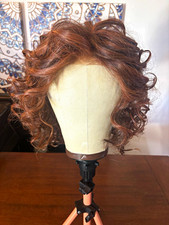 Luxury Synthetic Lace Front Wig  by Chic Lifestyle Auburn/Medium cinnamon Brown  picture