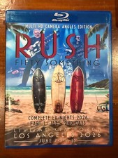 RUSH - Fifty Something Complete LA Nights 2026 Live Blu-ray Geddy Lifeson Nilles picture