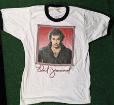 VTG 1983 NEIL DIAMOND at The Forum SOLD OUT - Tour T shirt RINGER USA L 50/50 picture