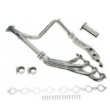 Stainless Exhaust Manifold Headers For 07-13 GMC Sierra Chevy Silverado 4.8 5.3 picture