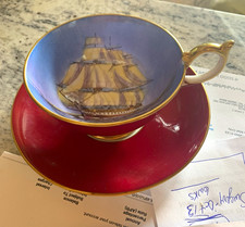 Rare Vintage Aynsley Hand Painted 