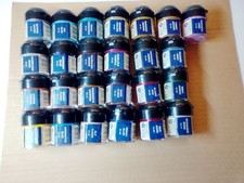 Dried 25x Vintage Citadel Paint Pots - Warhammer Games Workshop Classic Hex Pots picture