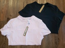 Skims Soot & Cherry Blossom Cotton JerseyT Shirts Bundle Brand New picture