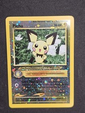 Pichu 35/53 WOTC Promo Reverse Holo SWIRL🌀 picture