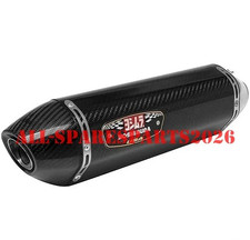 Black R-77 Yoshimura 192829 Full Exhaust System Carbon Sleeve and End Cap picture